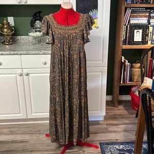 vintage boho maxi